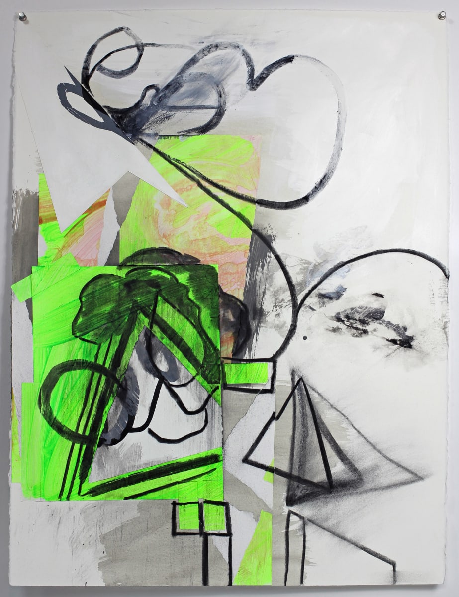 Abstract Study (green tree) by Pamela Staker, Image 1.