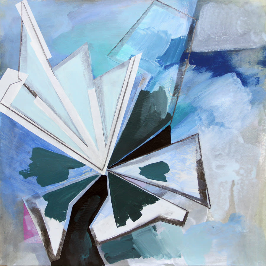 Abstract Study (fan) by Pamela Staker 