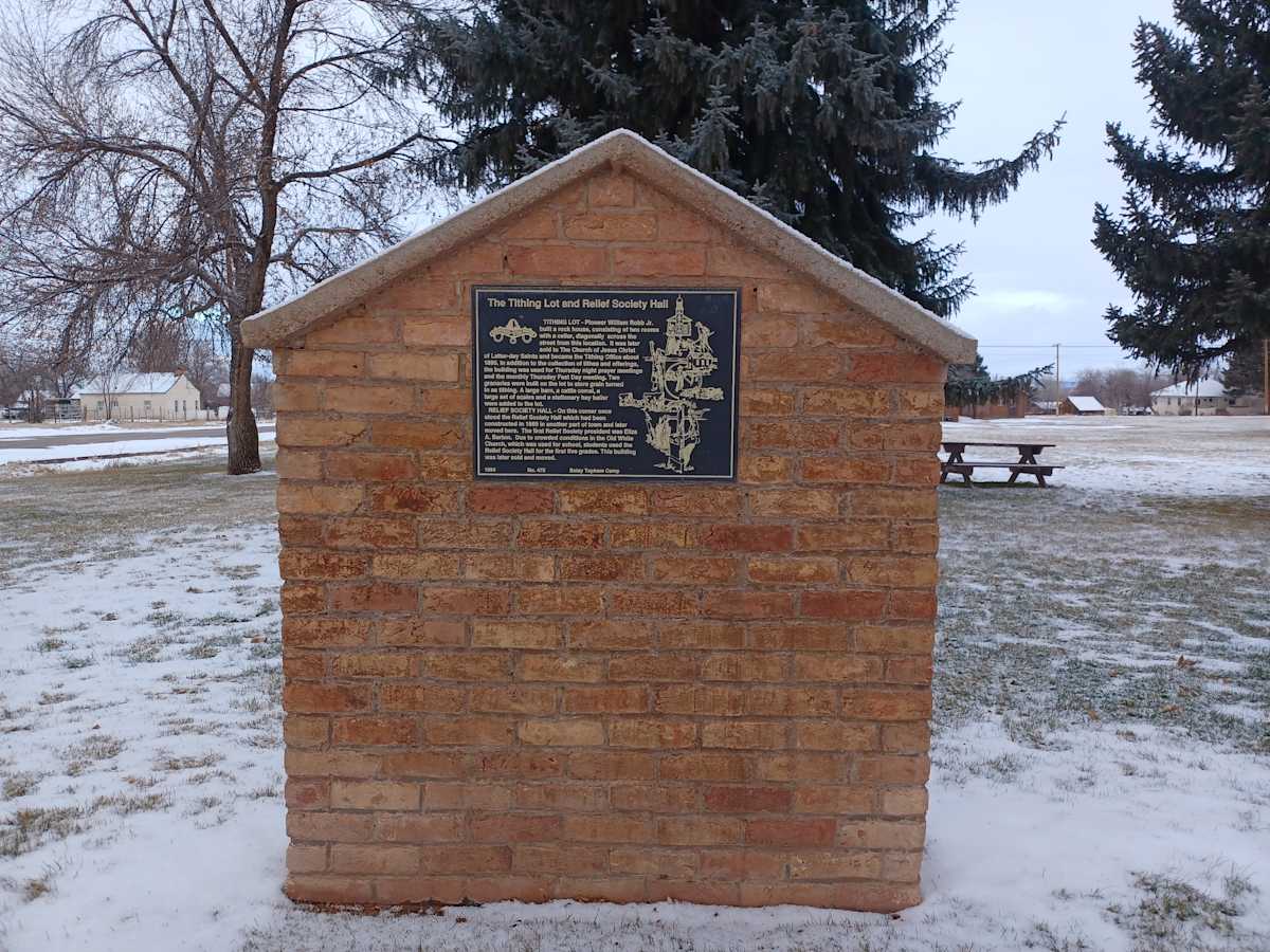 Tithing Lot and Relief Society Hall - Paragonah, Image 3.