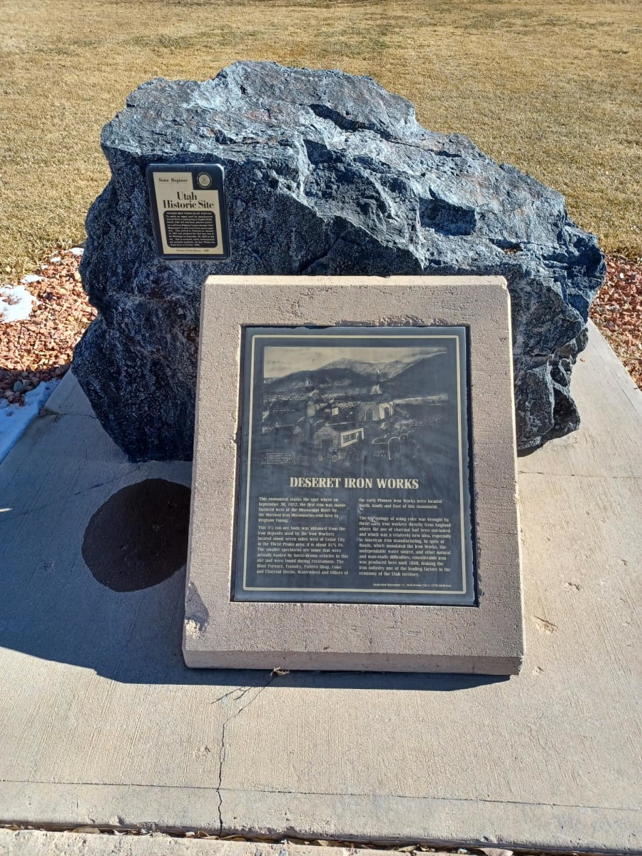 Deseret Iron Works Monument, Image 2.