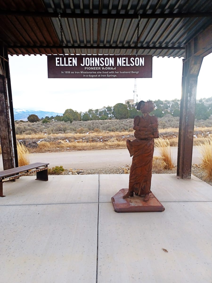 Ellen Johnson Nelson: Pioneer Woman by Jacob Dean  Image: Iron Springs RV Park, 3196 Iron Springs Road, Cedar City, UT.

Photograph by Steven D. Decker. Licensed by Creative Commons (CC BY-SA).

Photograph by Steven D. Decker. Licensed by Creative Commons (CC BY-SA).