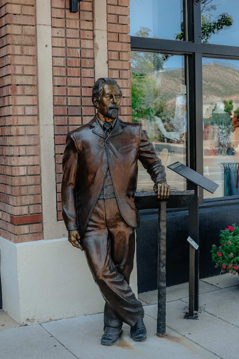 Francis Webster (1830-1906) by Jerry Anderson  Image: 91 N. Main Street, Cedar City, Utah.

Photograph by Ryann S. Ford. Licensed by Creative Commons (CC  BY-SA). 