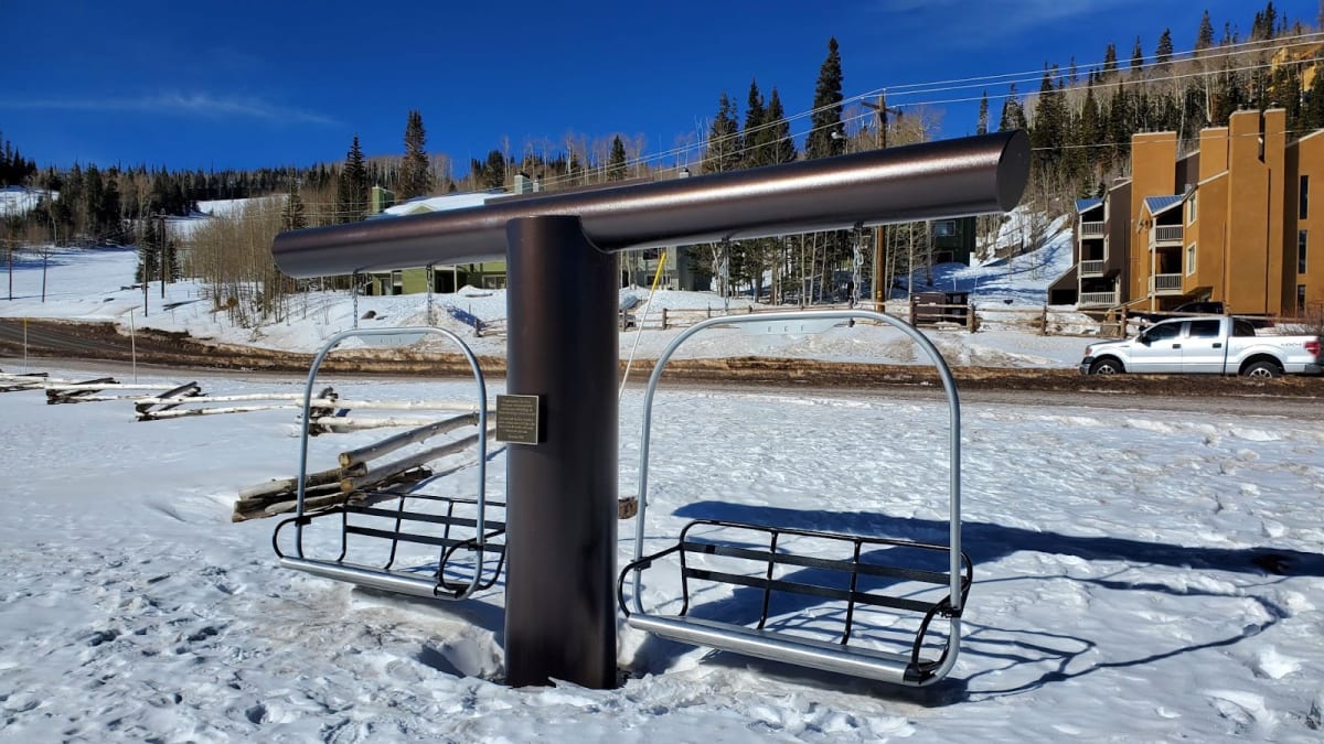 Grissinger Chair Lift Monument, Image 1.