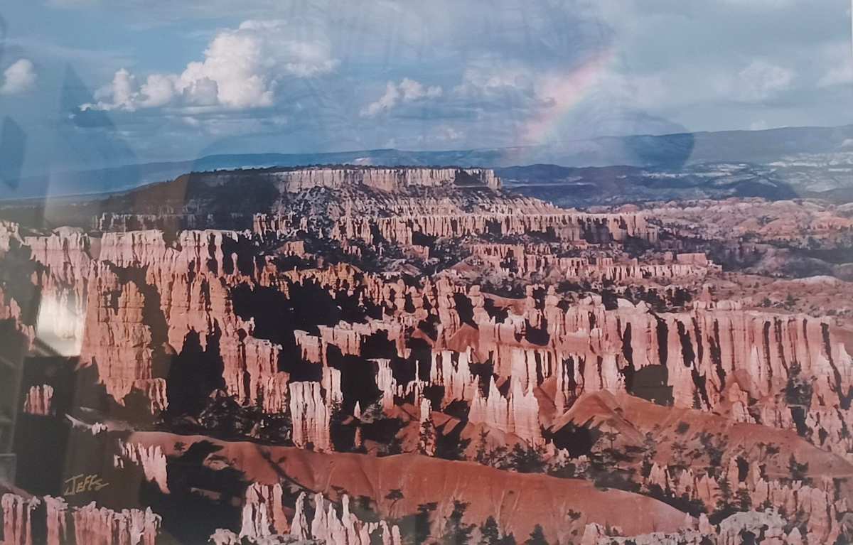 [Rainbow Over the Canyon] by Maria Jeffs (presumed), Image 1.