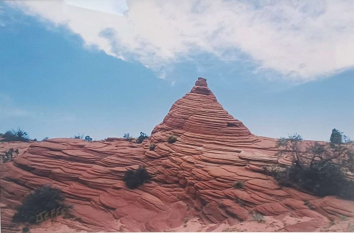 [Rock Formation] by Maria Jeffs (presumed)  Image: Photograph by Steven D. Decker. Licensed by Creative Commons (CC BY-SA).