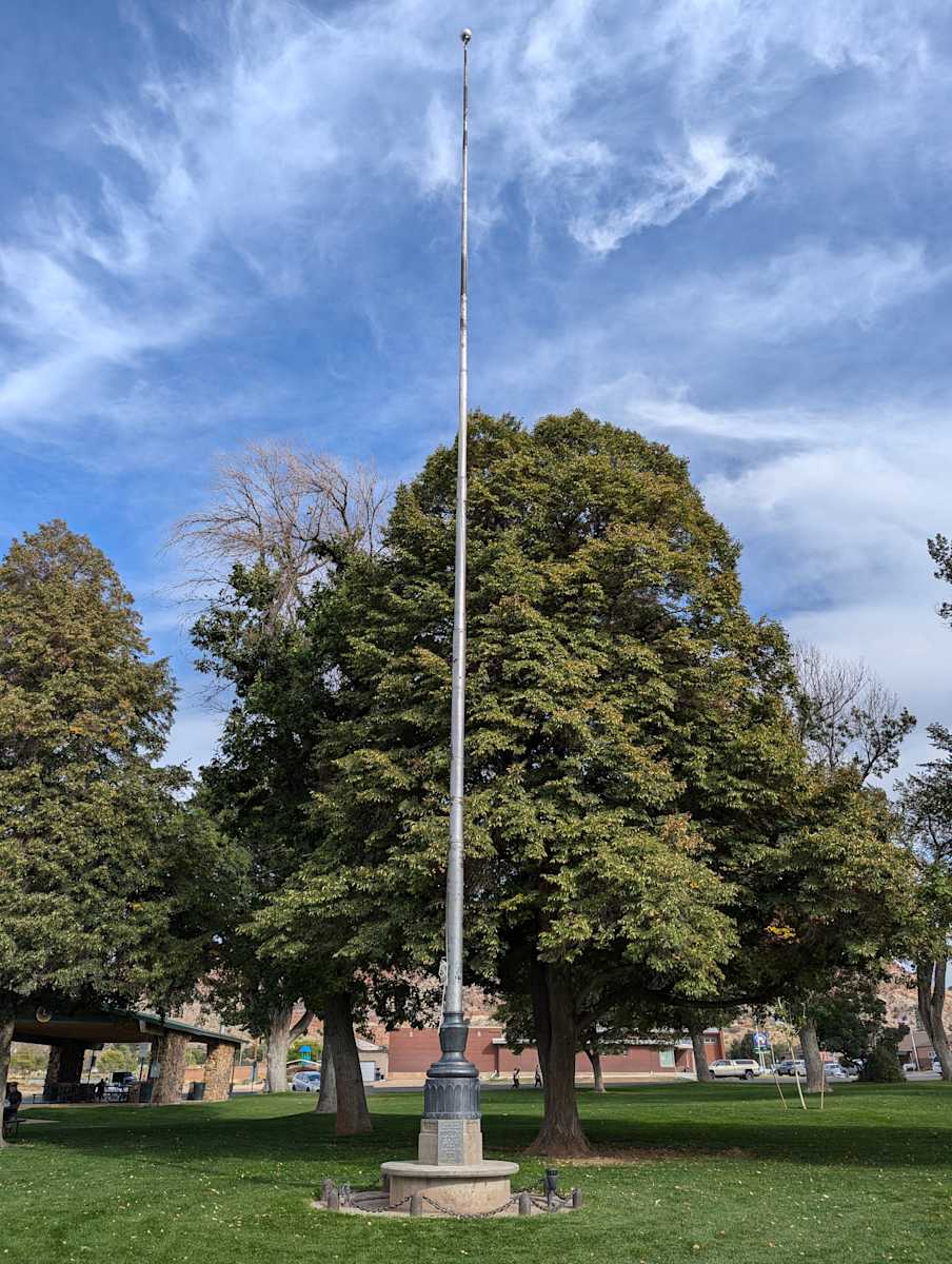 Iron Pioneers Flag Pole, Image 4.