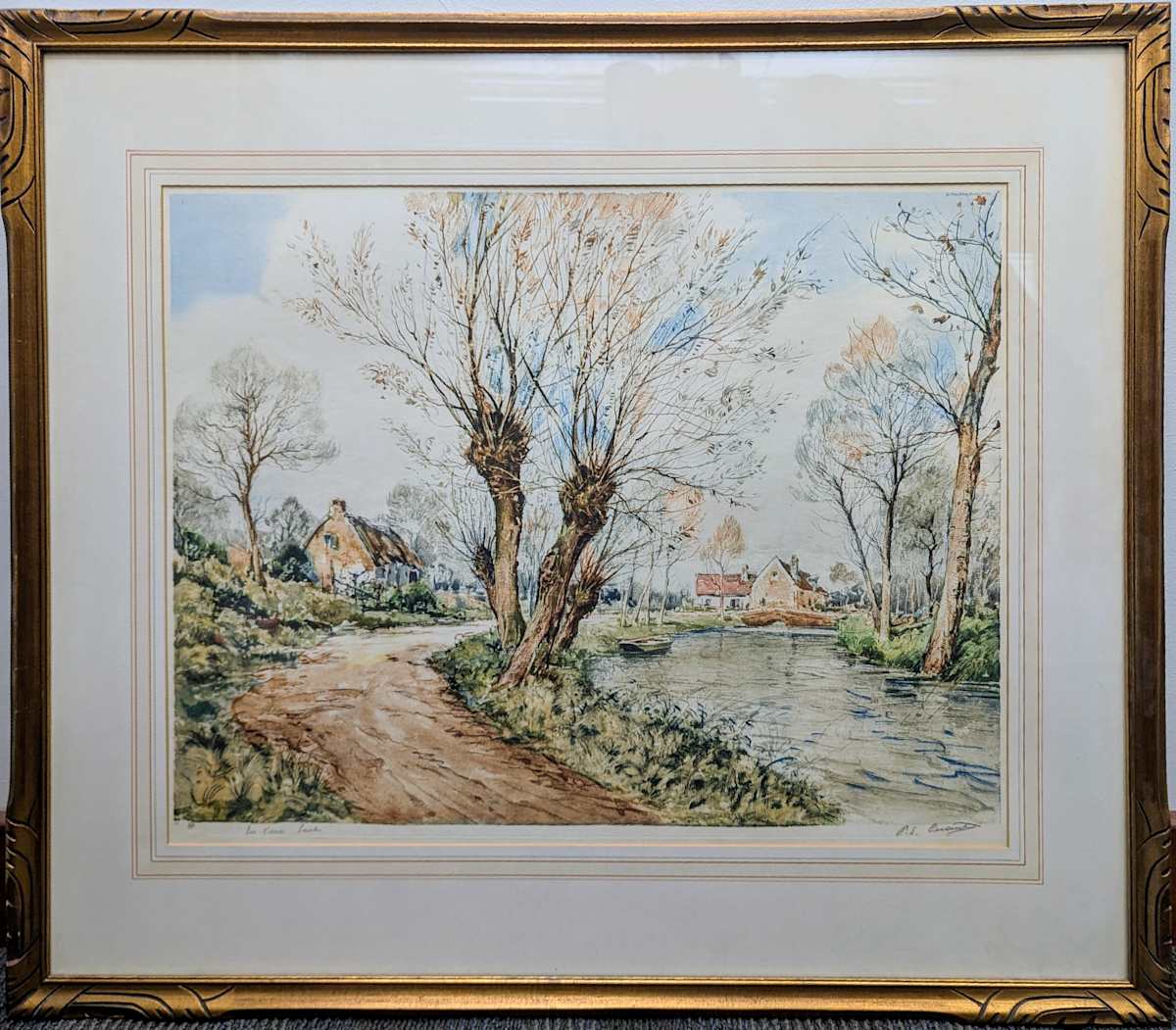The Old Willows by Paul Emile Lecomte, Image 1.