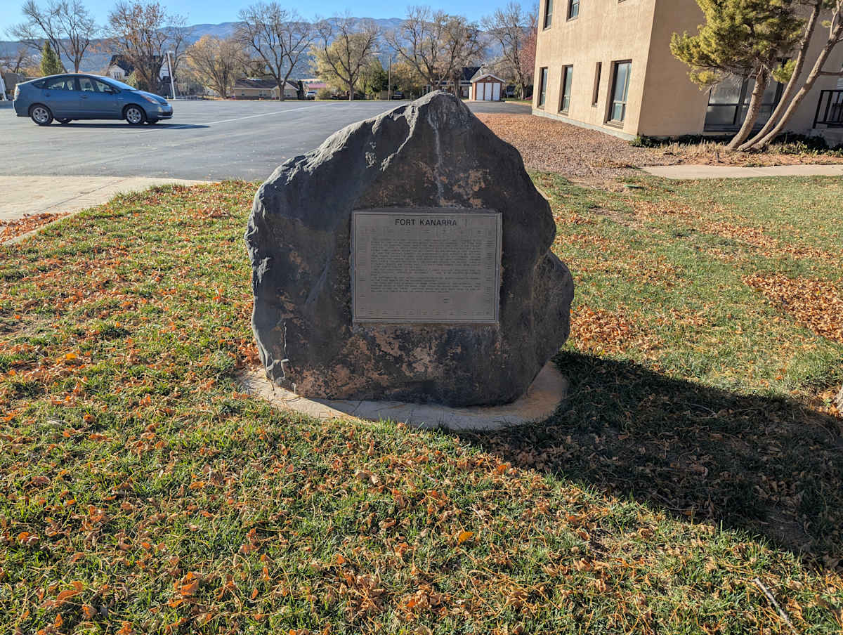 Old Kanarra (Kanarraville) Monument  Image: Photograph by Jacob B. Arnell. Licensed by Creative Commons (CC BY-SA).
