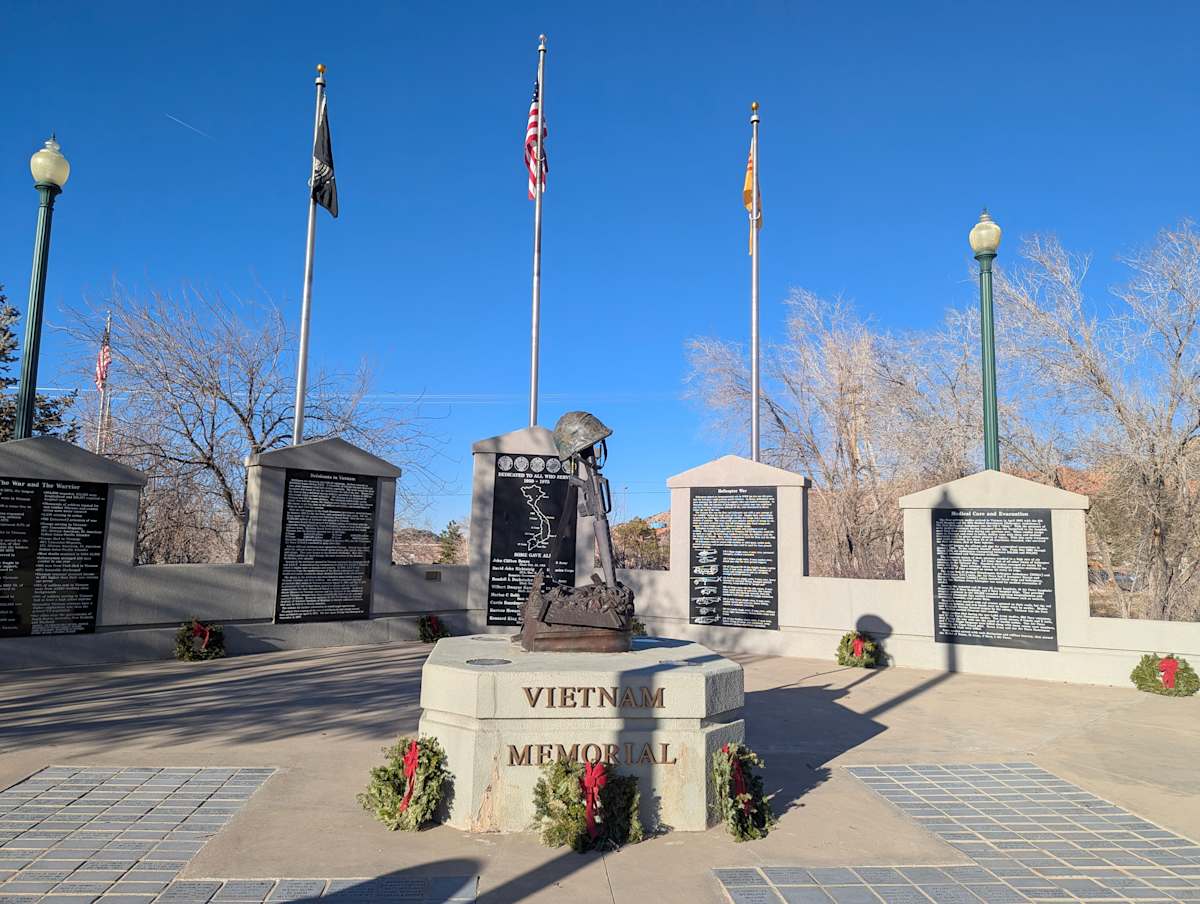 Cedar City War Memorial - Vietnam War by James Muir, Image 1.
