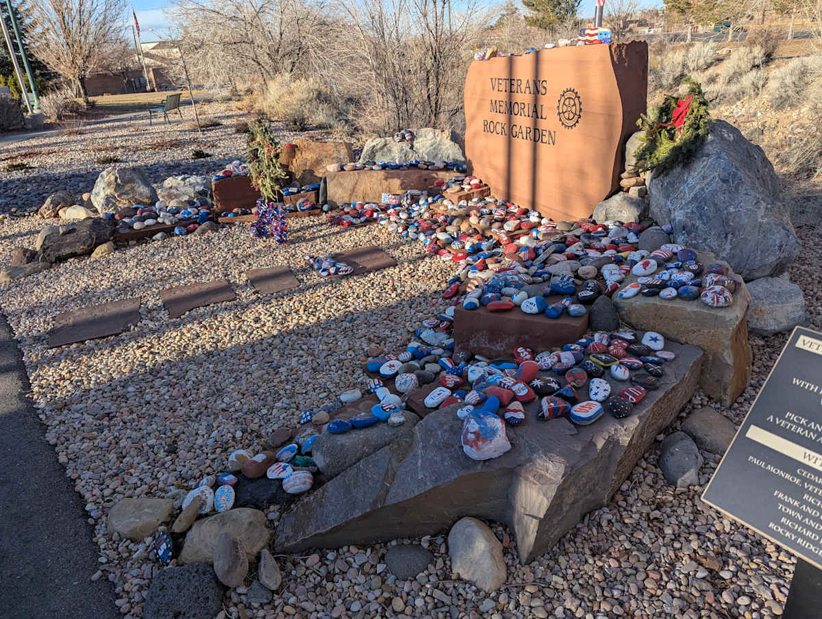 Veterans Memorial Rock Garden by Community, Image 2.
