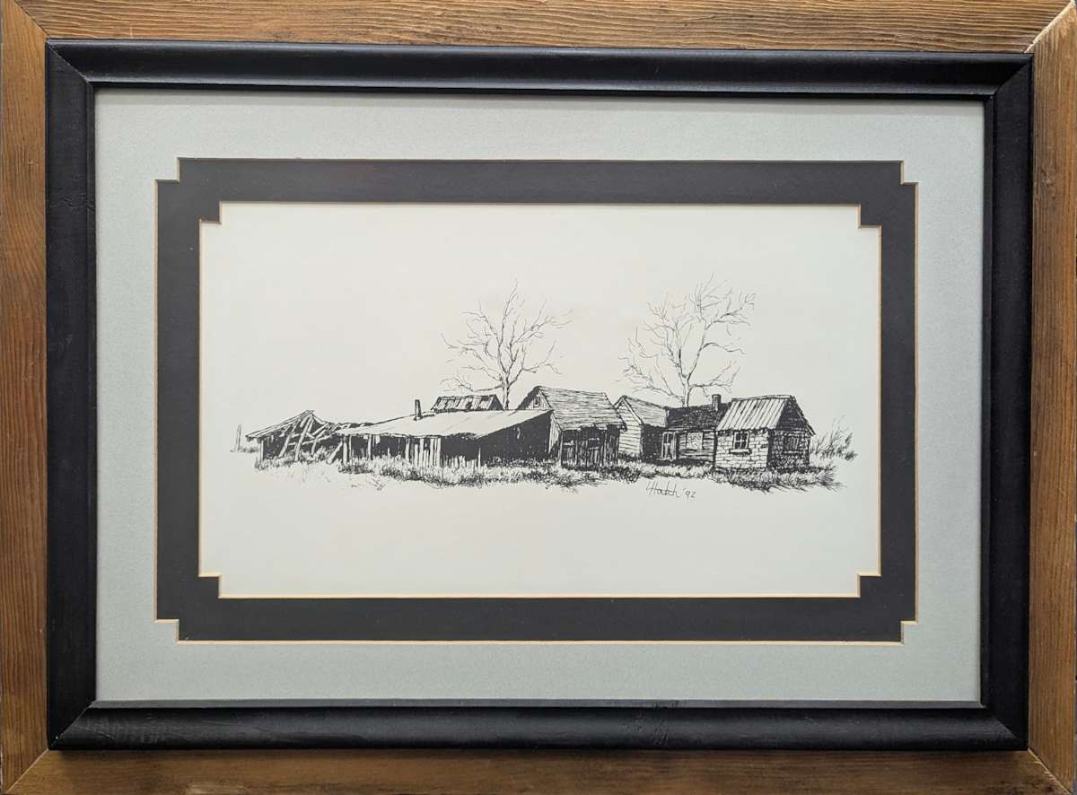 [Cabin Ruins] by Larry Hatch  Image: Photograph by Jacob B. Arnell. Licensed by Creative Commons (CC BY-SA).
