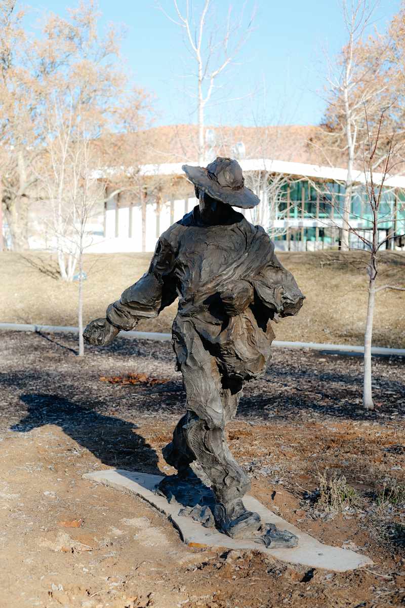 Sower by Jane DeDecker  Image: 195 W. Center Street, Cedar City, UT.

Photograph by Ryann S. Ford. Licensed by Creative Commons (CC  BY-SA). 
