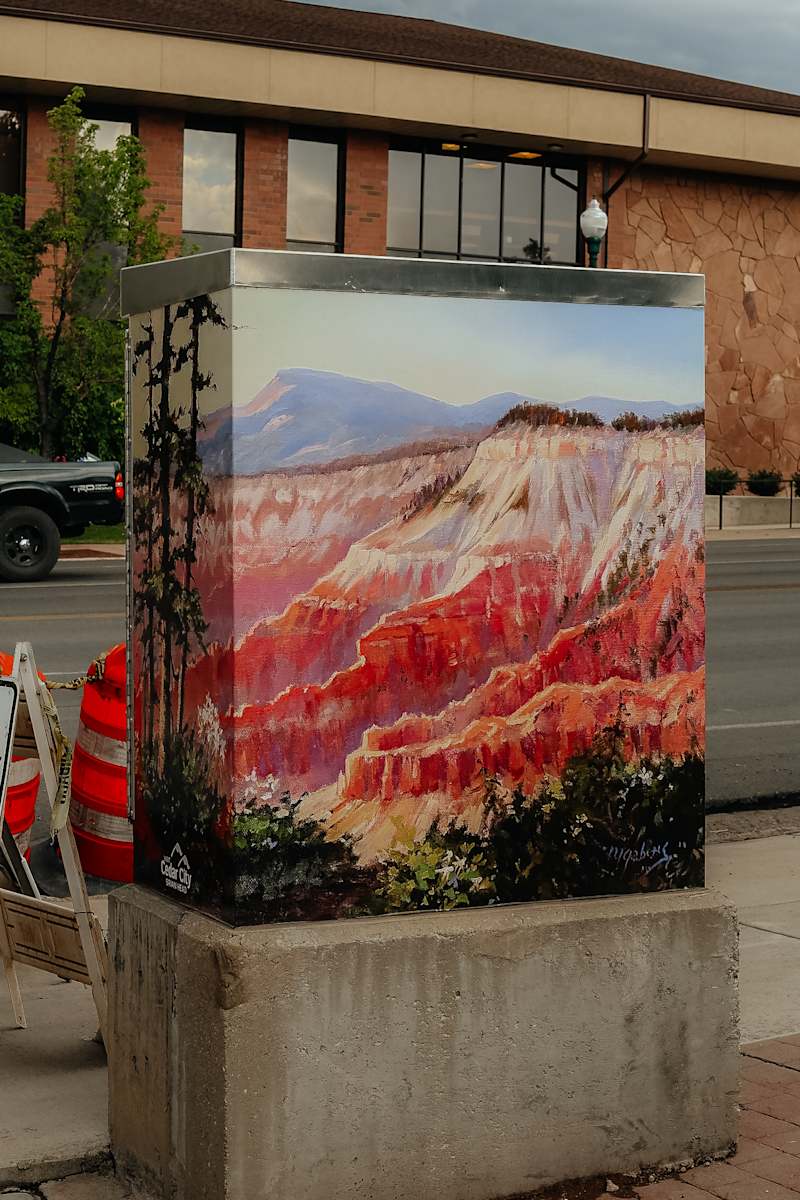 Utility Box Wrap (Cedar Breaks) by Mary Jabens, Image 3.