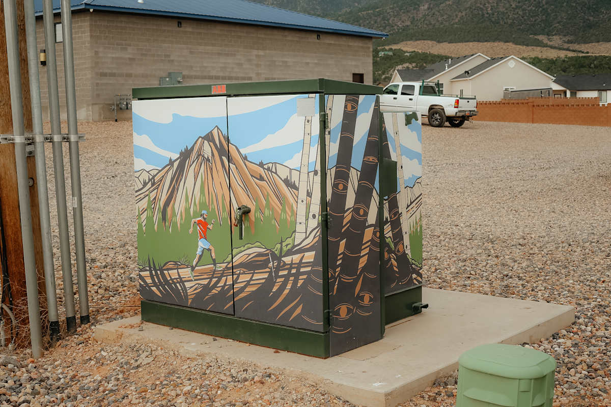Utility Box Wrap (Hiker) by Adrianna Allegretti, Image 4.