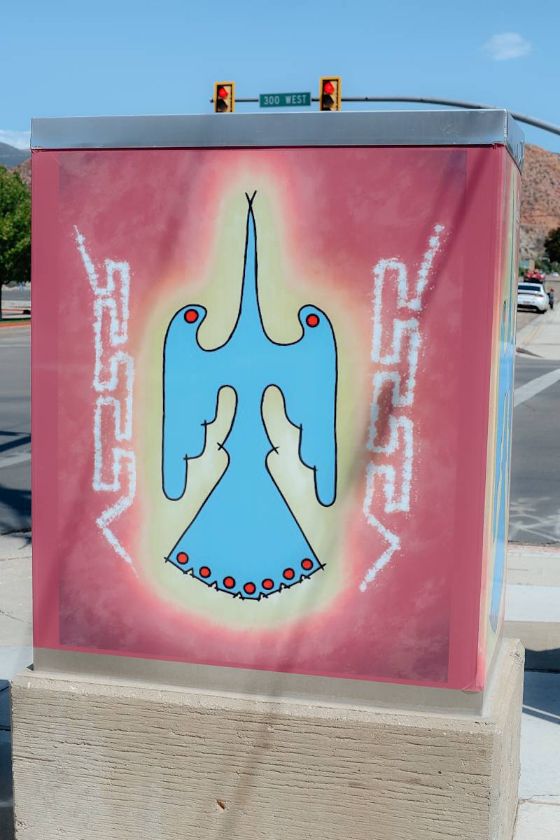 Utility Box Wrap (Thunderbird) by Farron Kanosh, Image 3.