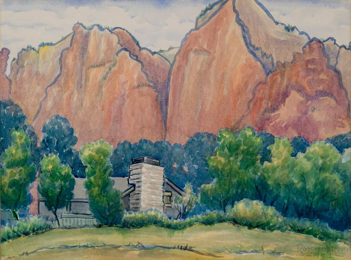 Zion's Canyon by Roscoe Grover, Image 1.