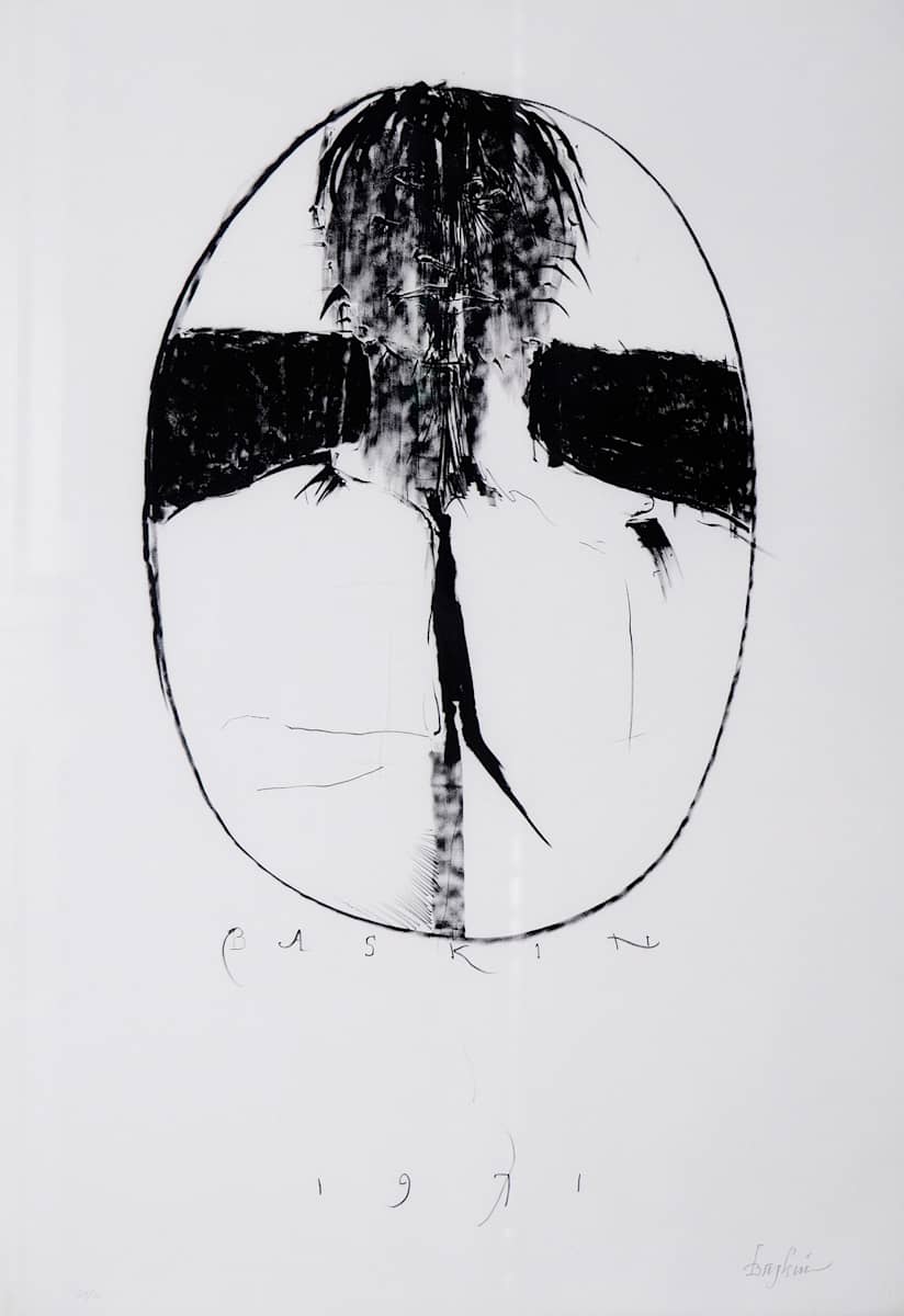 Self Portrait by Leonard Baskin, Image 2.