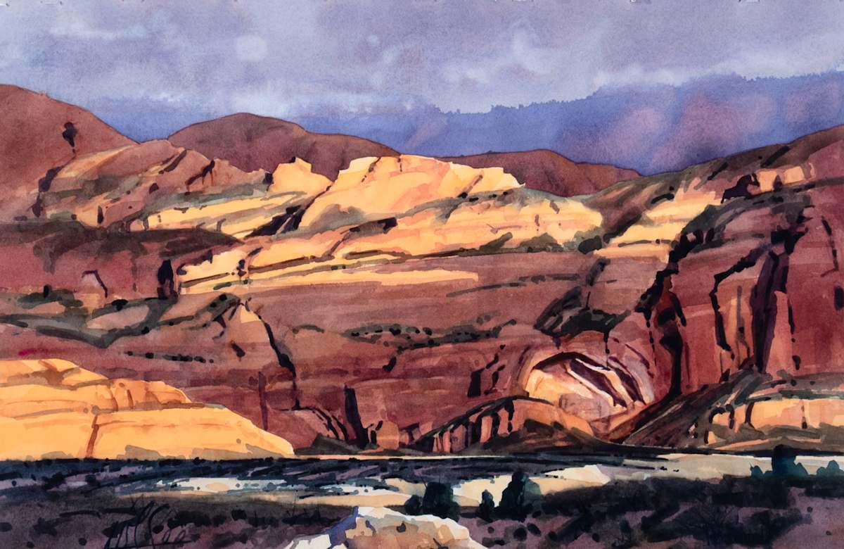 Sun and Shadow with Arch by Wallace Lee, Image 1.