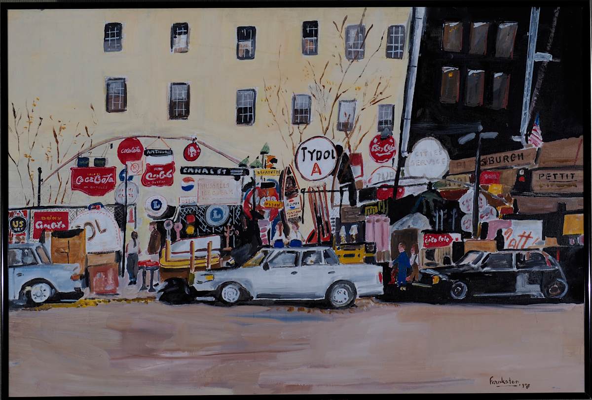Antiques on Canal by Leon Frankston, Image 1.