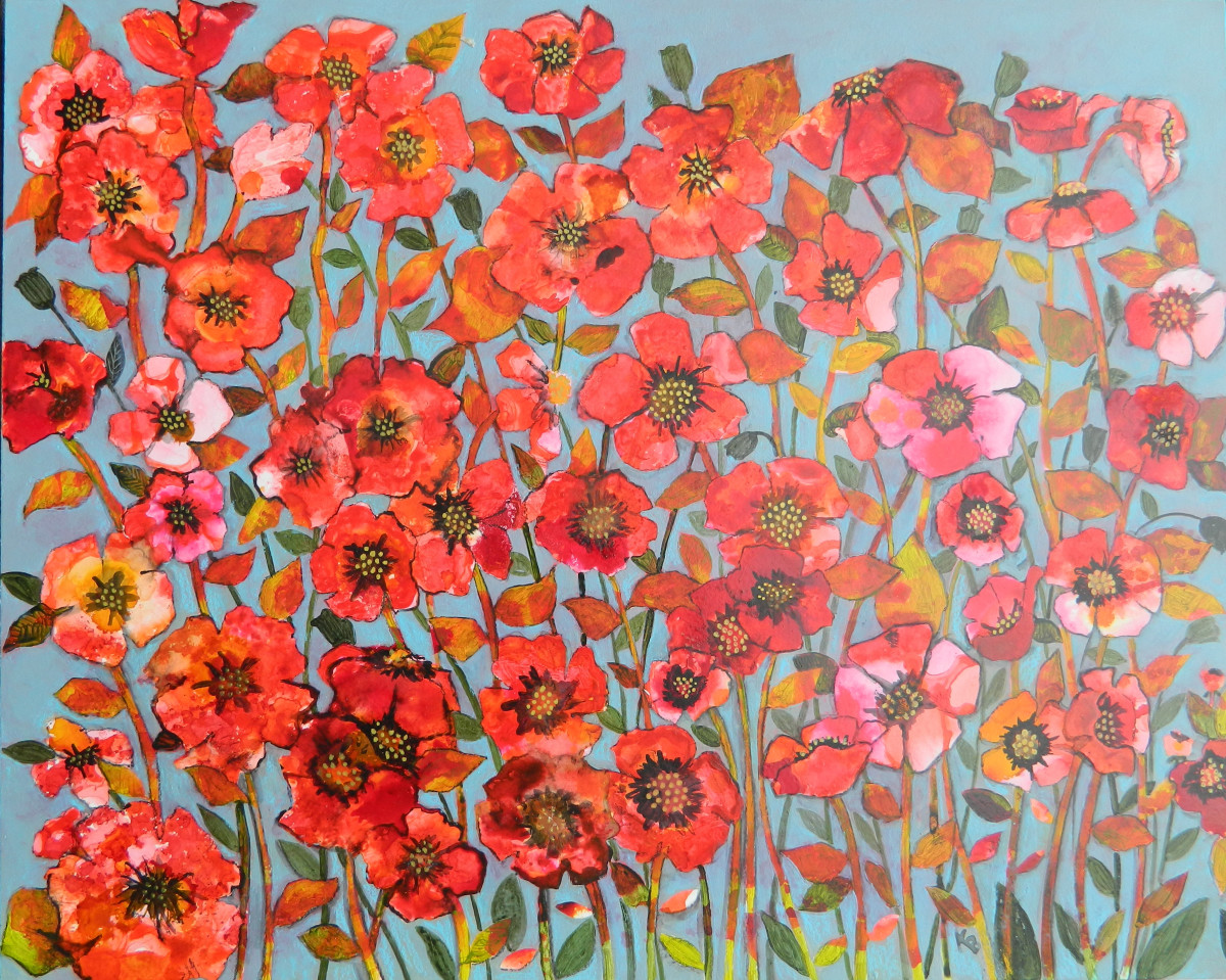 Plentiful Poppies by Kayann Ausherman 