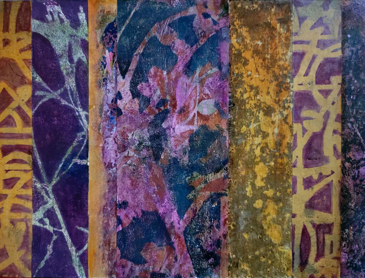 Violet Verticals by Kayann Ausherman 