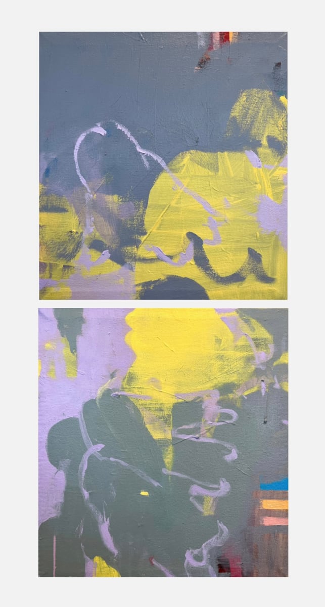 Treading Water by Katie Pumphrey  Image: 12x15in each / diptych