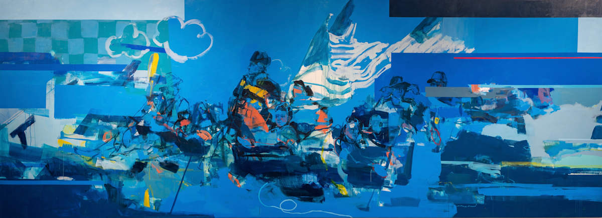 Washington Crossing the Delaware by Katie Pumphrey 