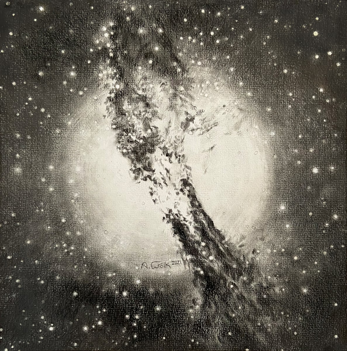 Glowing Heart (Centaurus A (NGC 5128) by Anne Wölk 