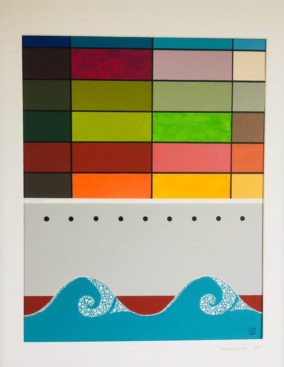 Container Ship by Antoon Knaap 