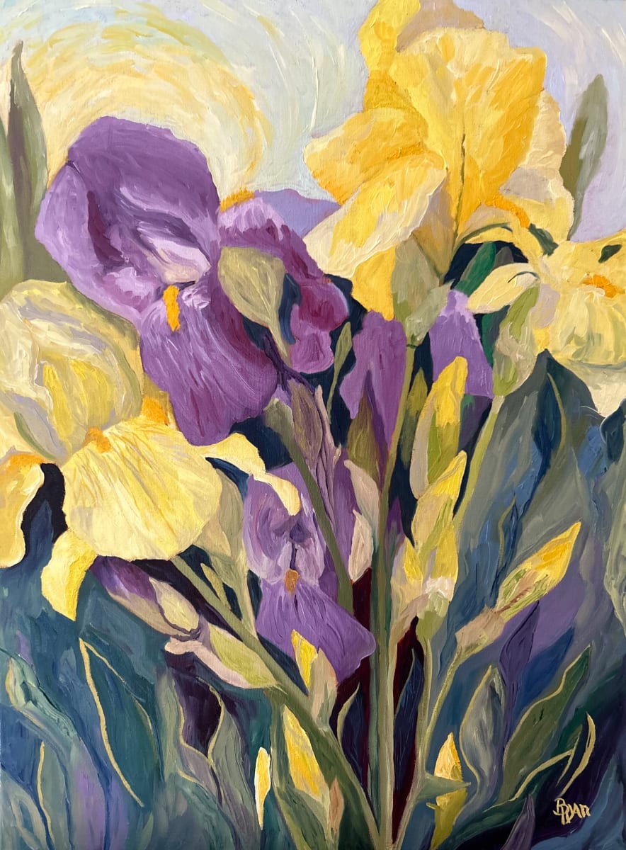 “Iris Blooms” by Barbara Ryan 