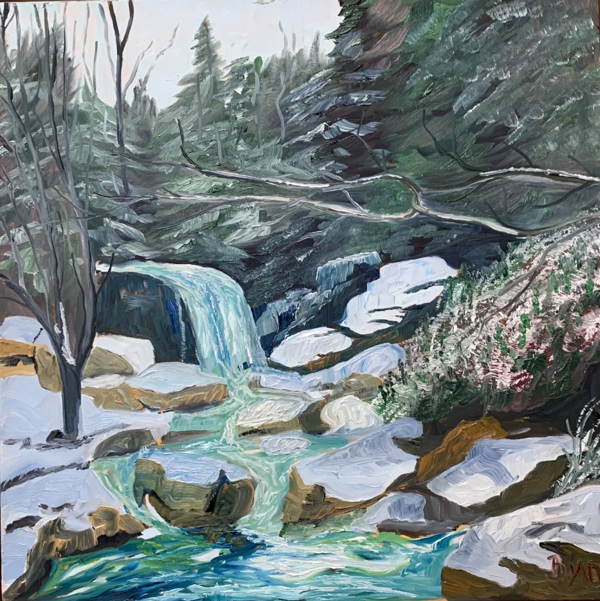 “Winter in the Woods” by Barbara Ryan 