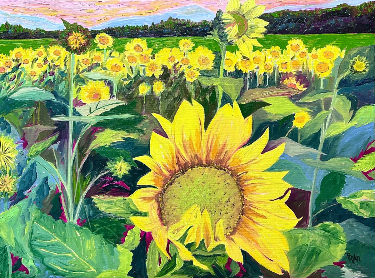 “Sunflower Field” by Barbara Ryan, Image 1.