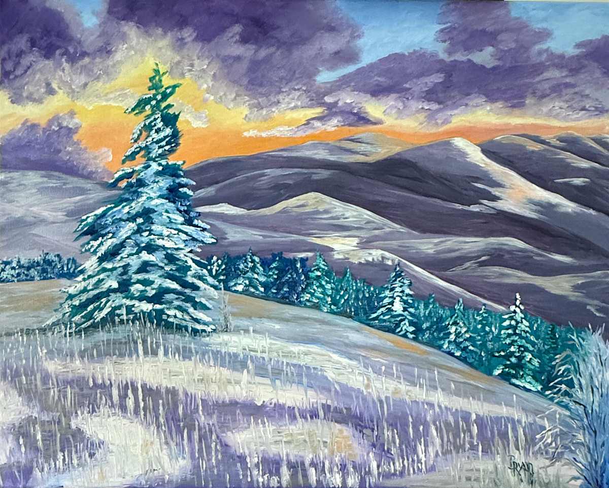 Blue Ridge Winter by Barbara Ryan 