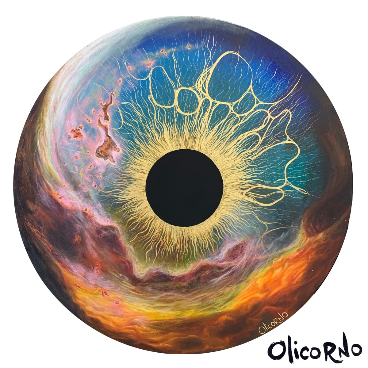 Témoins de grandeur #39 - Cosmic iris (L-C.Y) by Olicorno 