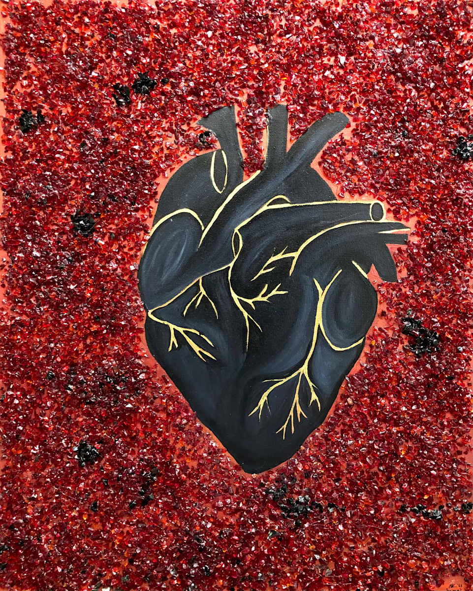 Dueling Hearts (Right) by Edessa Kerkinni, Image 2.