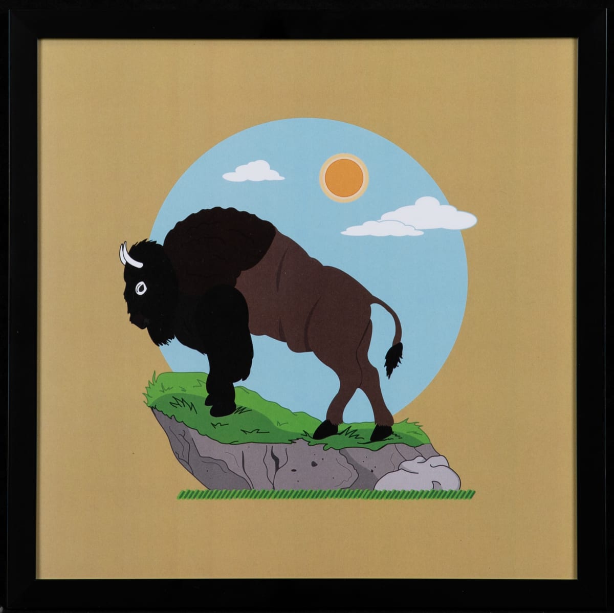 Buffalo Stance by Theresa Kubacki 