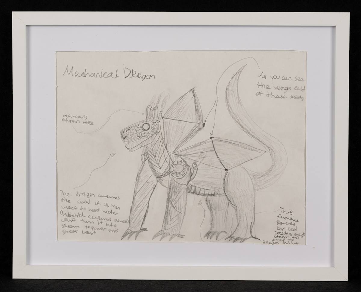 Mechanical Dragon by L. M., Image 8.