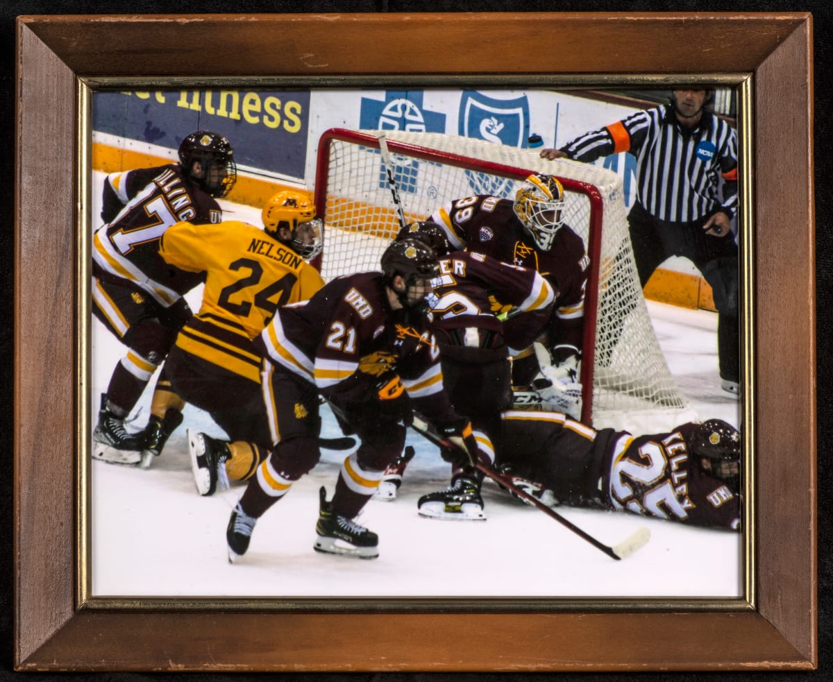 Hockey Night in Minnesota by Pete Zurbuchen 