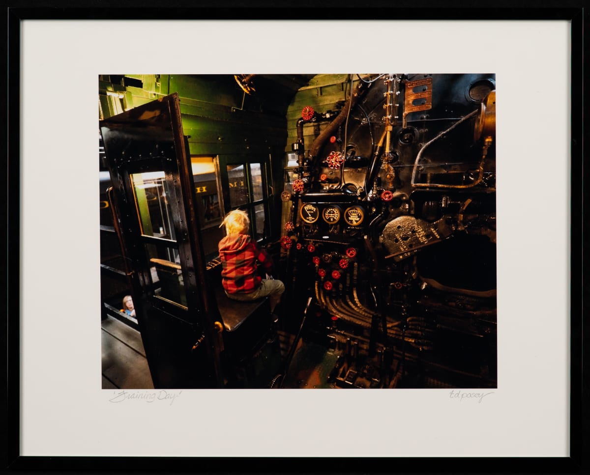 Noni and Neil - Training Day, Duluth Railroad Museum by Thomas Posey 