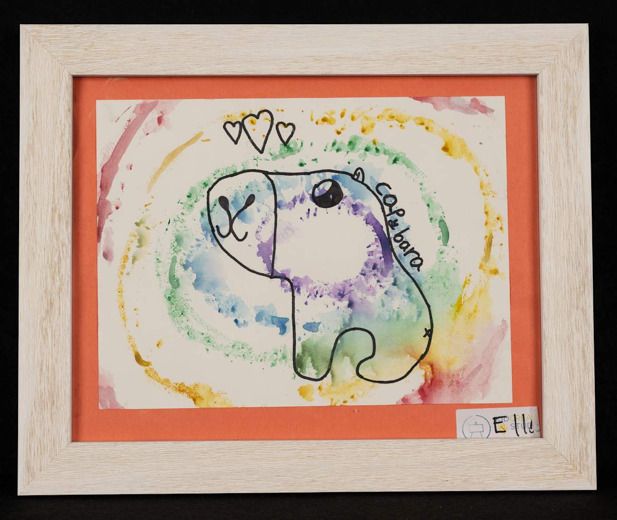 Caleb the Capybara by Ella Veatch 