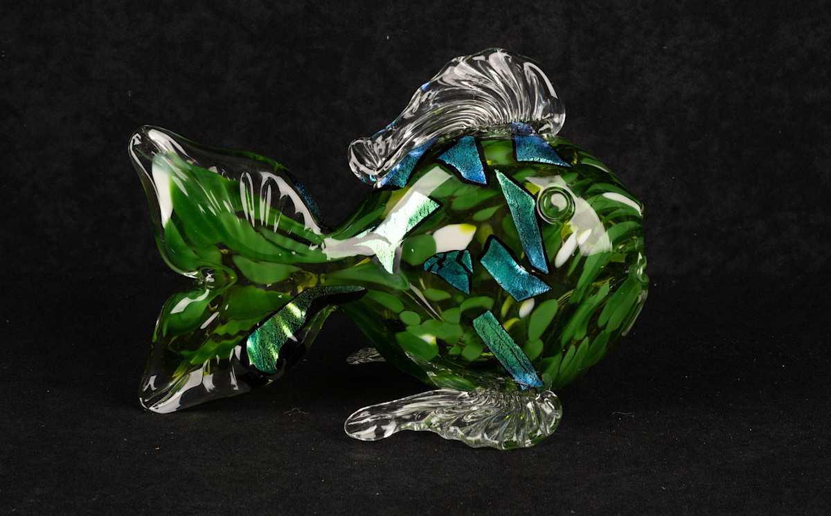 Green Glass Fish by Carol Walz, Image 1.