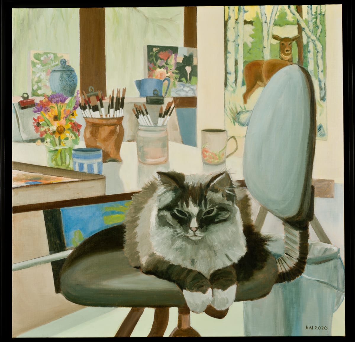 Lucky in the Studio by Holly Nelson, Image 58.