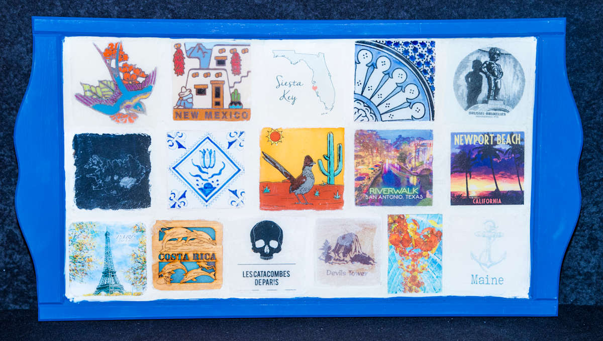 Tiles across the miles by MaryAnn Fink 