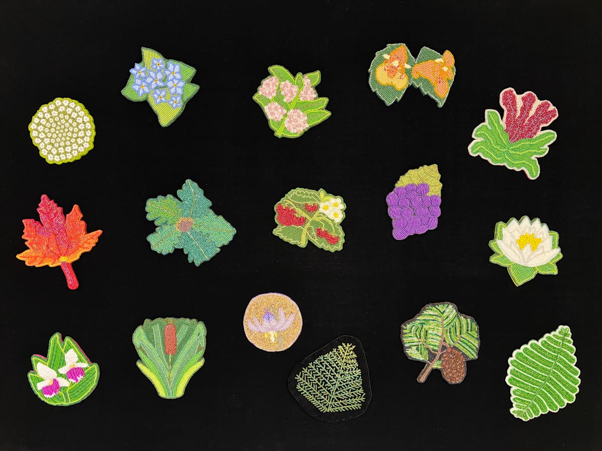Beading the Wildflowers of Minnesota by Alicia De La Cruz, Image 2.