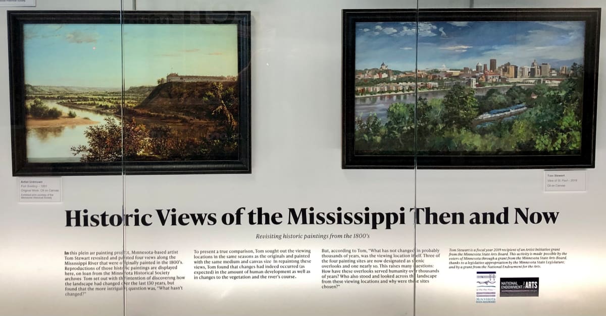 Historic Views of the Mississippi Then and Now by Tom Stewart 