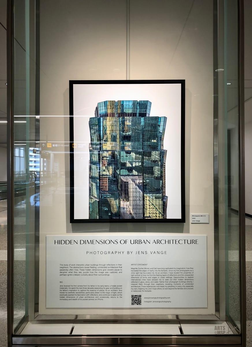 Hidden Dimensions of Urban Architecture by Jens Vange  Image: "Minneapolis MN 012,"  2020
Jens Vange