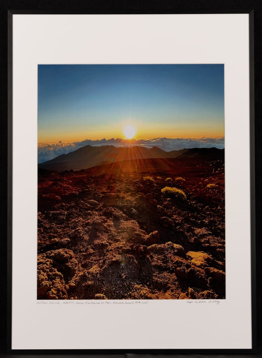 Sunrise at 10,023 Ft. - Haleakala, Maui by Sharon Wong 