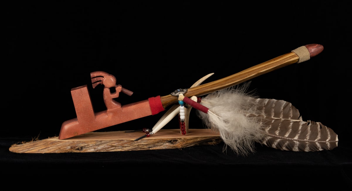 Native American Peace Pipe (carved pipestone) by Scott Freeman 