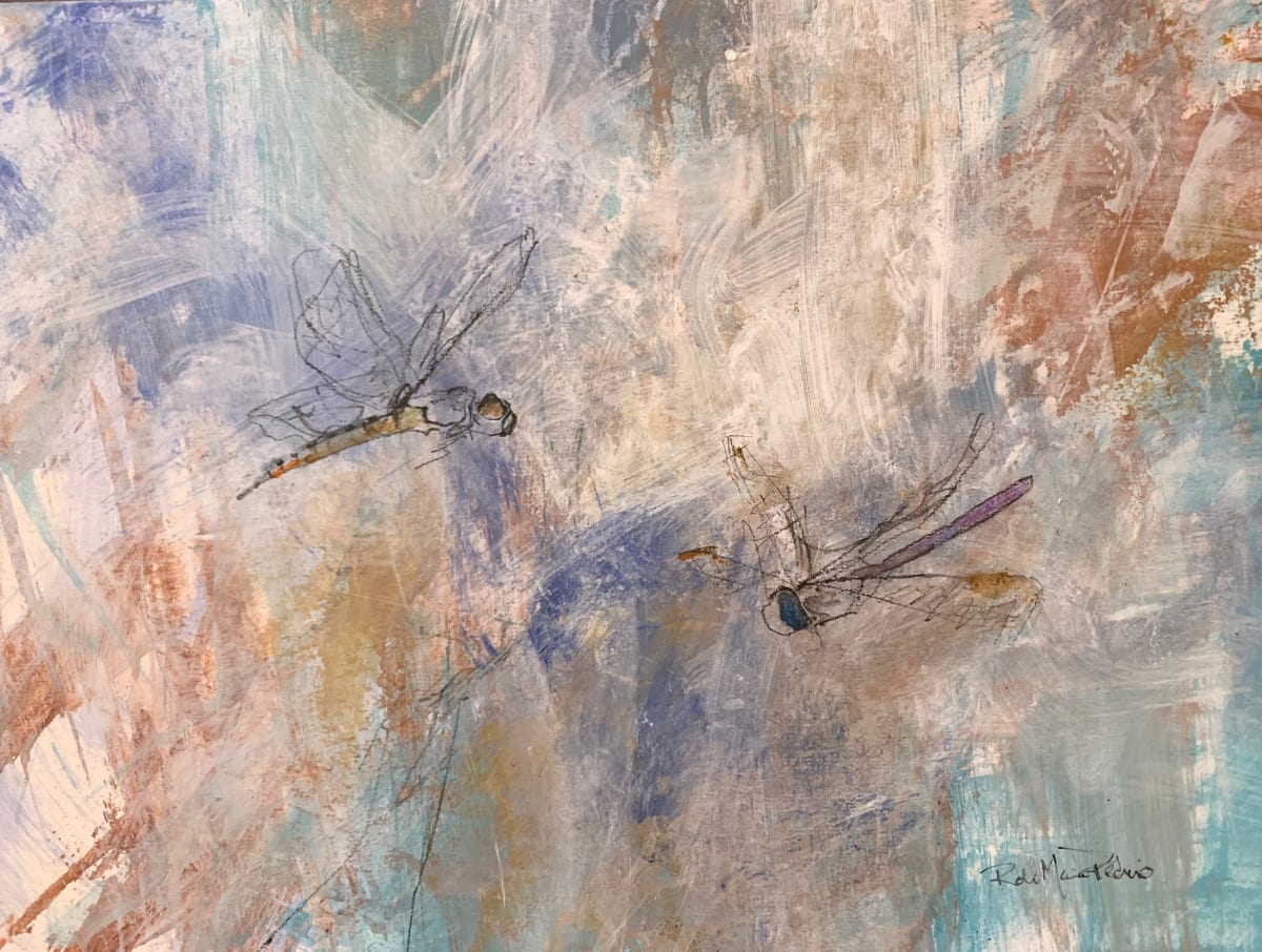 Two Dragonflies by Robin Maria Pedrero 