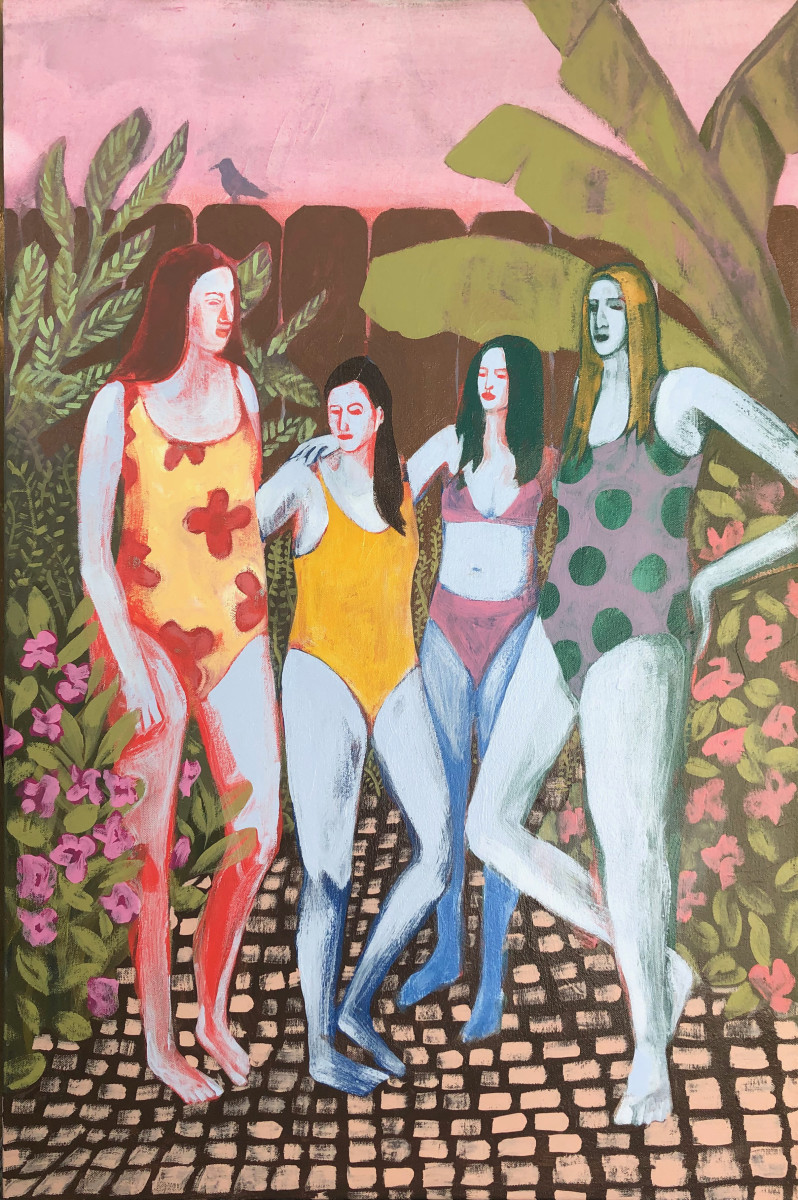 Girls at Sunset by Maddie Stratton 